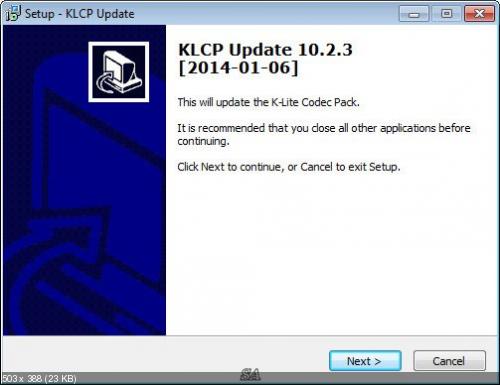 K-Lite Mega codec Pack 6.5.0.